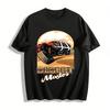 Desert Master Off-Road Themed Print Outdoor Casual Trendy T-Shirt Pure Cotton T-shirt