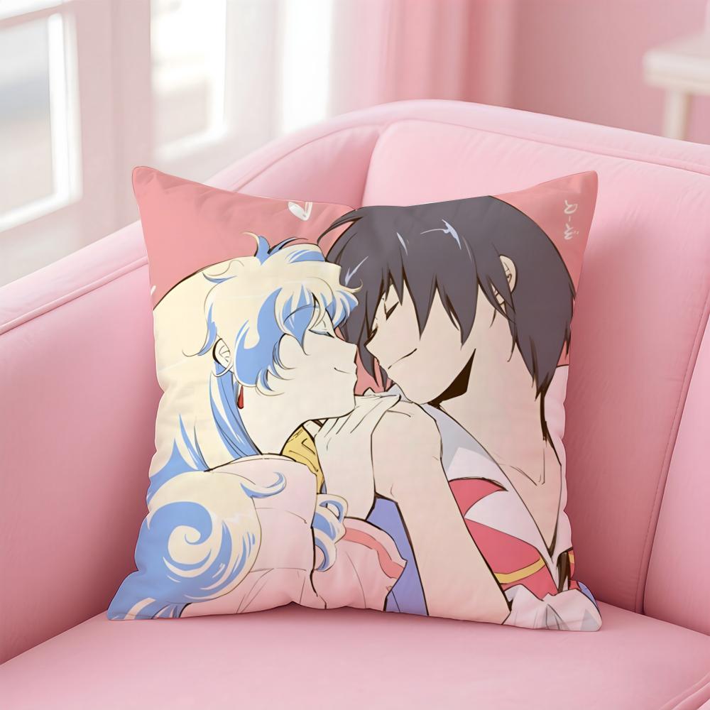 

Comics LLagann Cushion Cover Pillow Case Soft Friendly Fabric Concealed Zipper 30X30cm