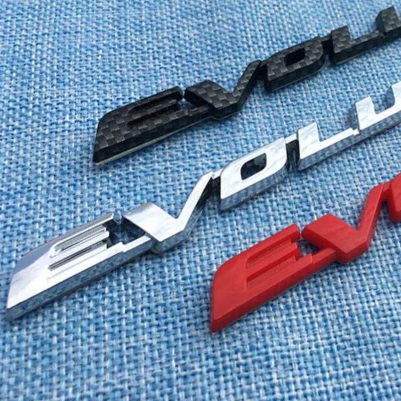 Cwkzum1 EVOLUTION Letter Car Stickers for Mitsubishi Lancer-ex EVO V3 Modified Accessories Rear Trunk Side Body Fender  Decorative Decal