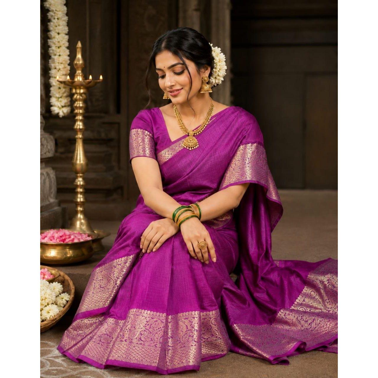 Exclusive New Launch Linen Silk Saree Collection