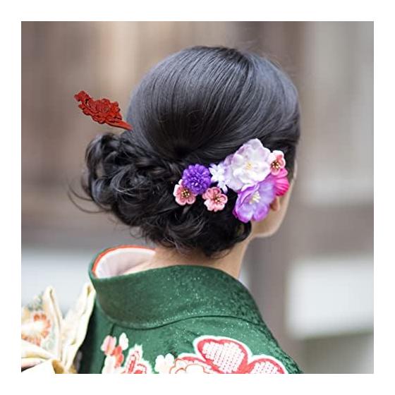 FRCOLOR Chinese Style Hair Stick Hairpin Wooden Japanese Style Hair Accessories for Formal Occasions Parties 20cm for Women