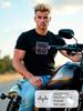 Camiseta Estampada com Letra Hugo Masculina Feminina Algodão Casual Marca de Luxo Camisa Gráfica de Manga Curta Roupa Confortável Masculina Feminina