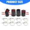 Silicone Intercooler Hose Set F250 F350 F450 F550 6.0L Power Strokes Intercooler Hose CAC Boots Clamps Set