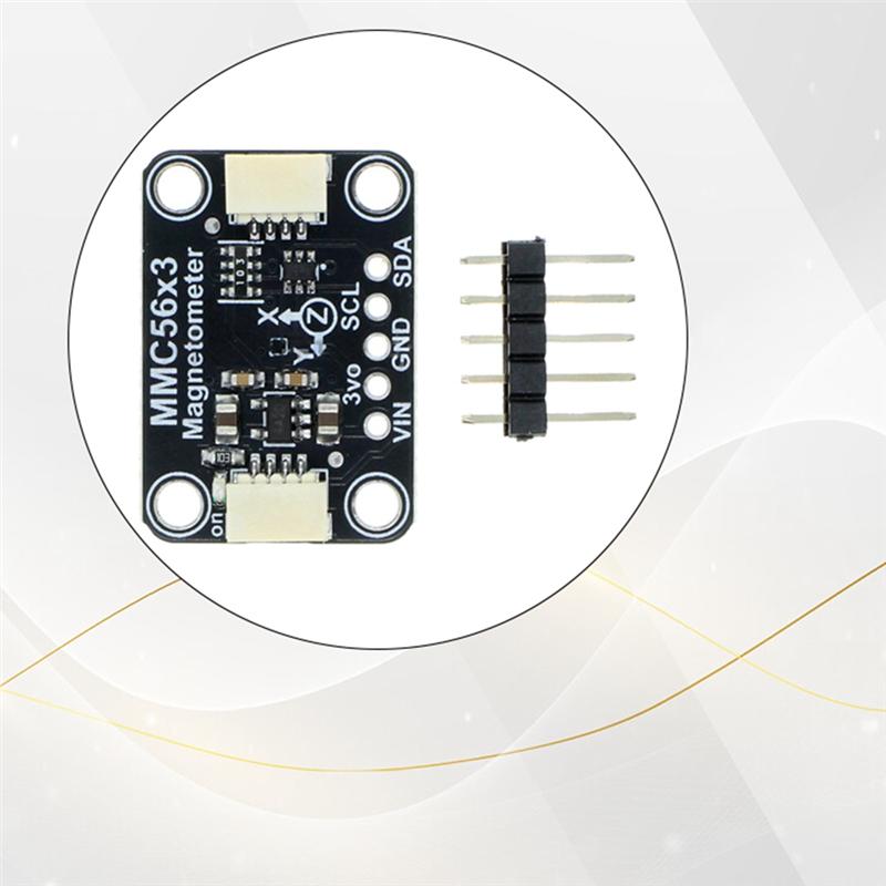 MMC5603 Triaxial Magnetometer Module Qwiic/QT For STEMMA Interface High Sensitivity