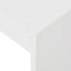 Standing Table with Shelf White 110 x 50 x 103 cm