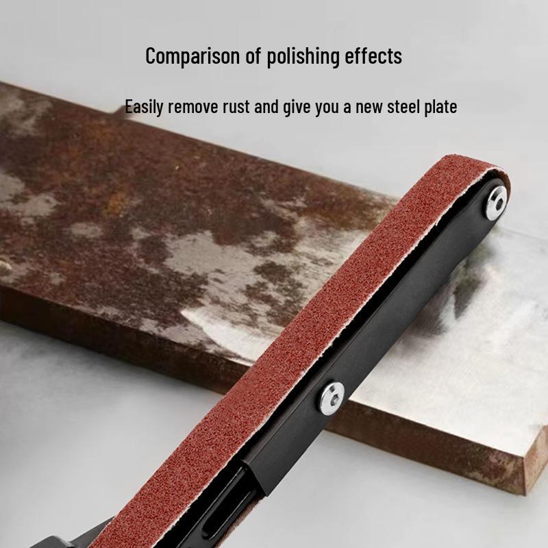 100 Type Angle Grinder To Belt Sander Conversion Kit - Rust Removal & Polishing Tool for Woodworking