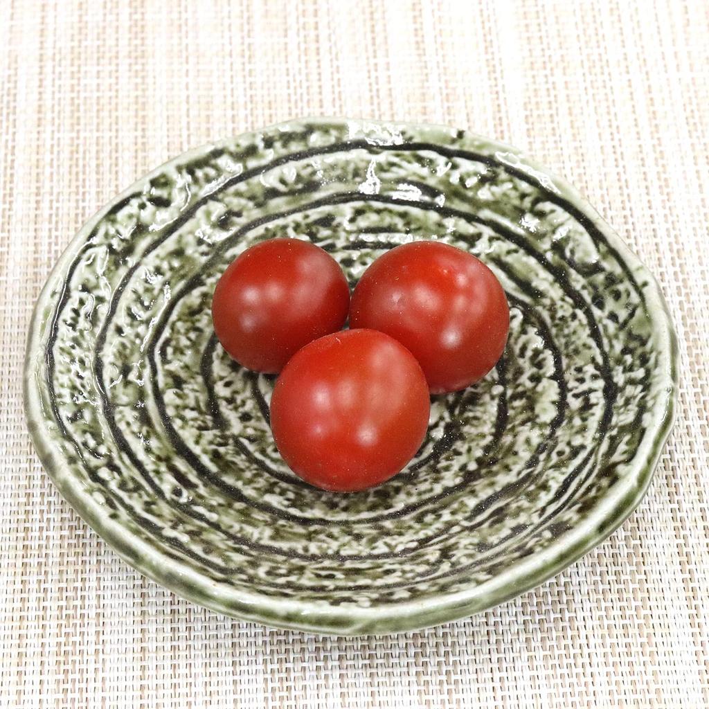 Mino Ware Japanese Cafe Series [Four-legged Whirlpool Plates] Set of 10 (Size: H2.5 x W12.8 x D12.8cm)