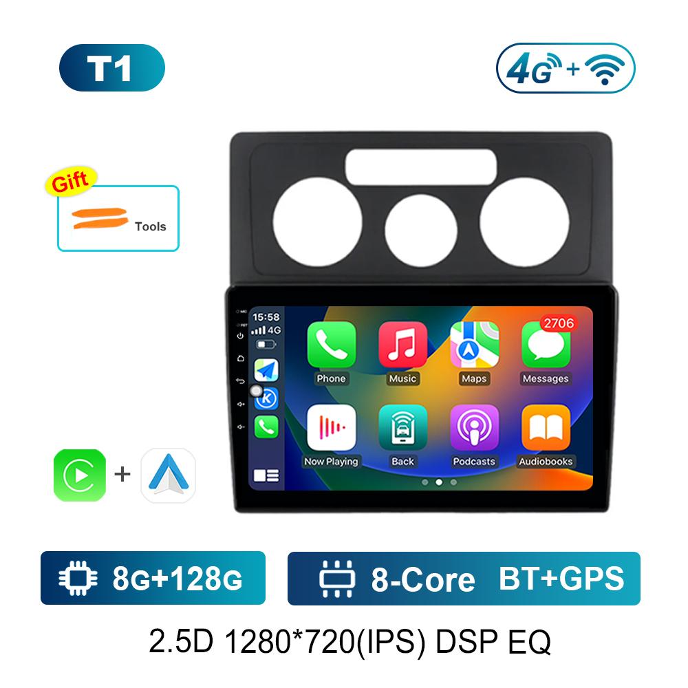 Video Multimedia Player Android Car GPS Navi 10 '' for VW Volkswagen Caddy 2K 3 2004 - 2010 Carplay WiFi Touch Screen Bluetooth