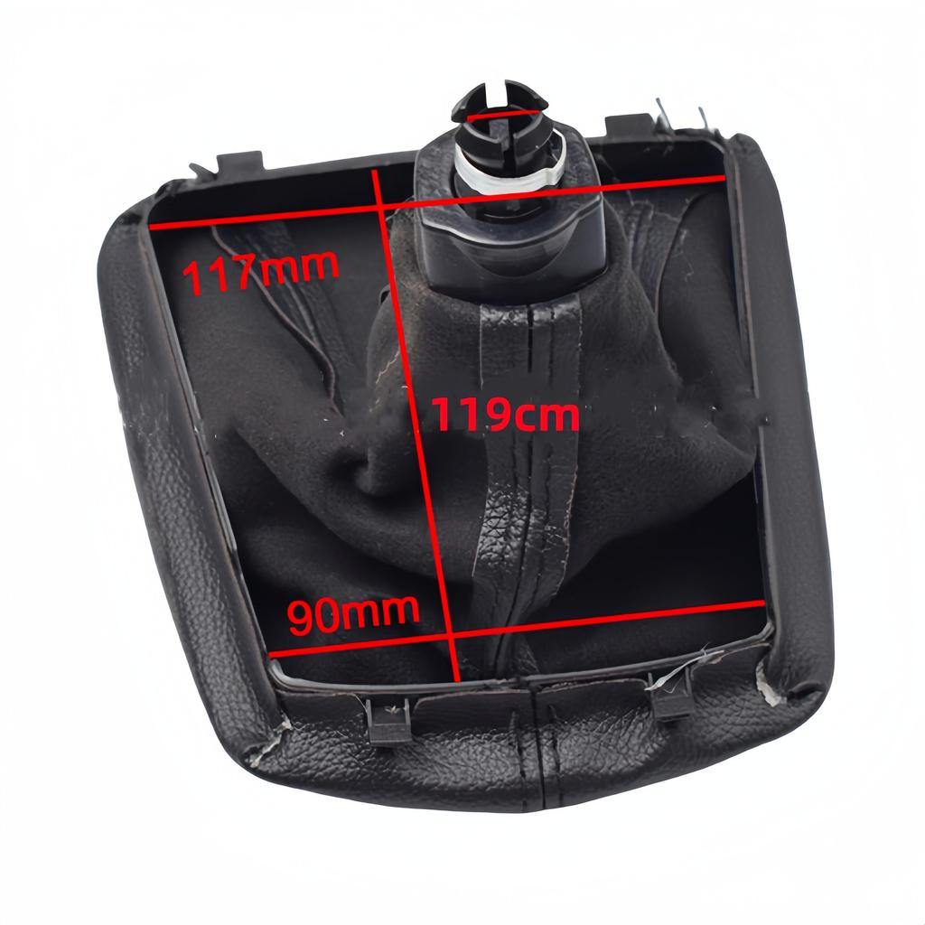 Car 5/6 Speed Gear Stick Shift Knob With Leather Boot Collar For Skoda Octavia A5 MK2 A6 Sedan & Combi 2004 2005 2006 2007 2008