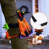 Halloween Witch Hanging Decor Scary Pendant Props Witch Hugging Tree Courtyard Porch Indoor Outdoor Decor Halloween Decoration