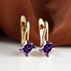 Geometric Drop Earrings Fashion Gold Color Wedding Party Earrings Jewelry Gifts