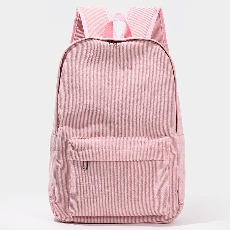 

Personalized and Versatile School-style Student Schoolbag, Trendy, Simple and Spacious Backpack рожевий