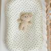 Multifunctional Babynest Lounger Infants Rest Cushion Portable Newborns Bed for Girls Boys Comfortable Travel Bed Cot