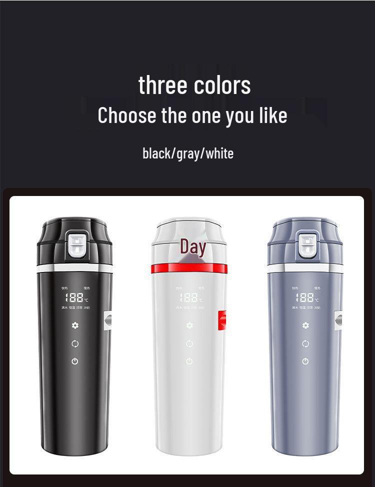 High-Power Car Electric Heating Insulated Water Cup & Boiler
