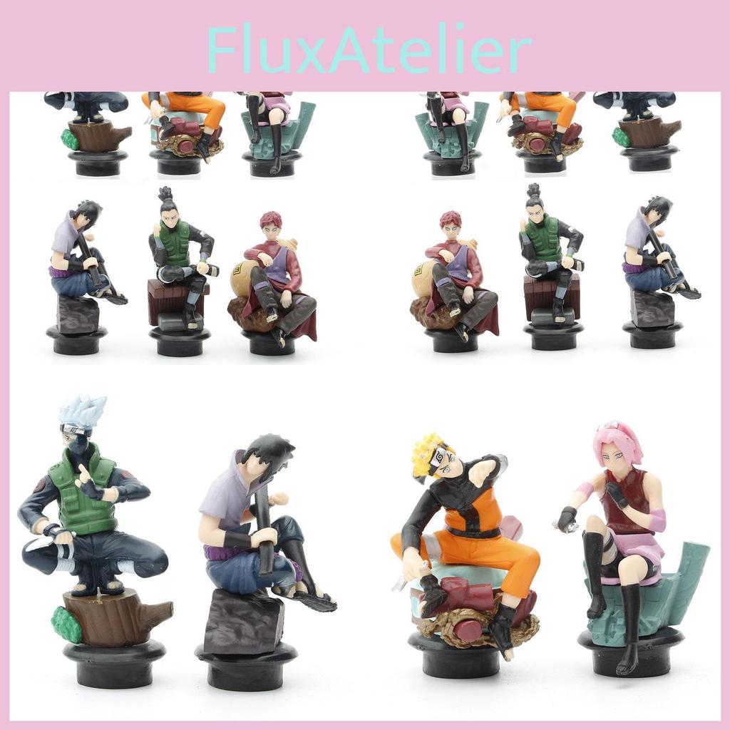 Pvc Naruto Shogi Stump Scene Toy Figure Model Collectible Naruto Kakashi 8cm