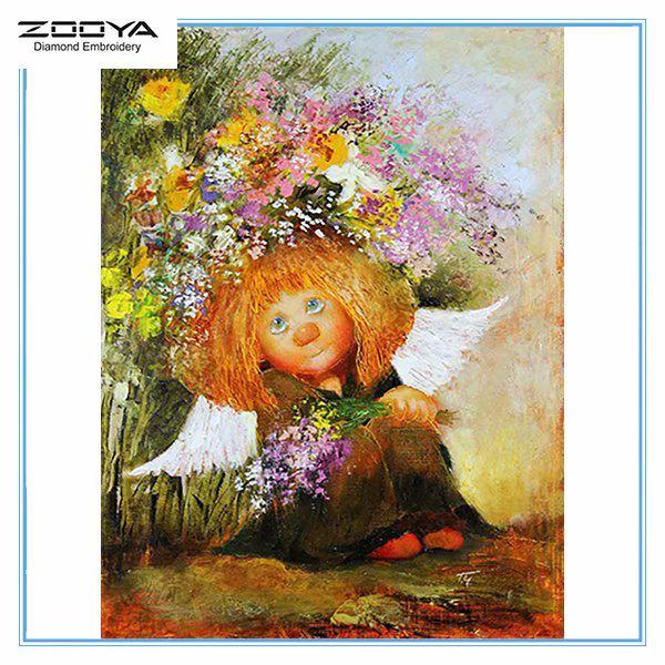 

ZOOYA DIY 3D Алмазная вышивка Крестиком Главная Декор Ангел