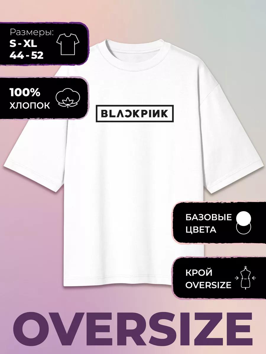 Oversized T-shirt with BLACKPINK print 2XL