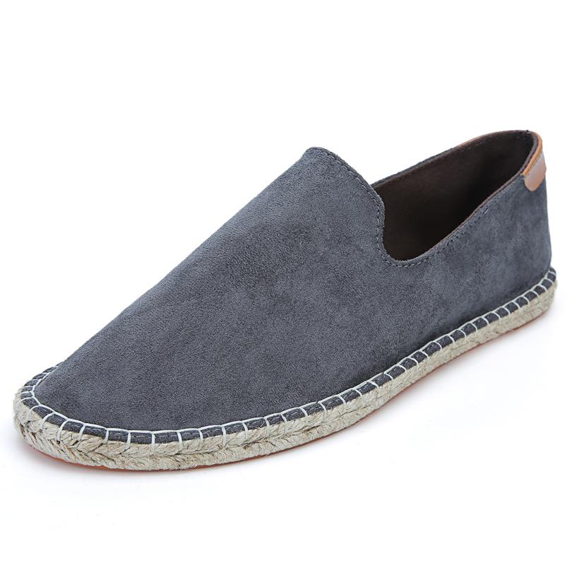 Espadrile Pantofi Femei Patchwork Slip on Pantofi de Vară Mocasini Bărbați Pantofi de Pânză Respirabili Pantofi Înfășurați în Iută Îmbrăcăminte Exterioară Unisex