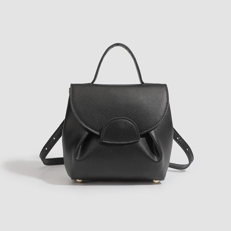 New Fashion Contrasting Colors Retro Texture Mini Commuter Street Portable Design Simple and Versatile Daily Compact