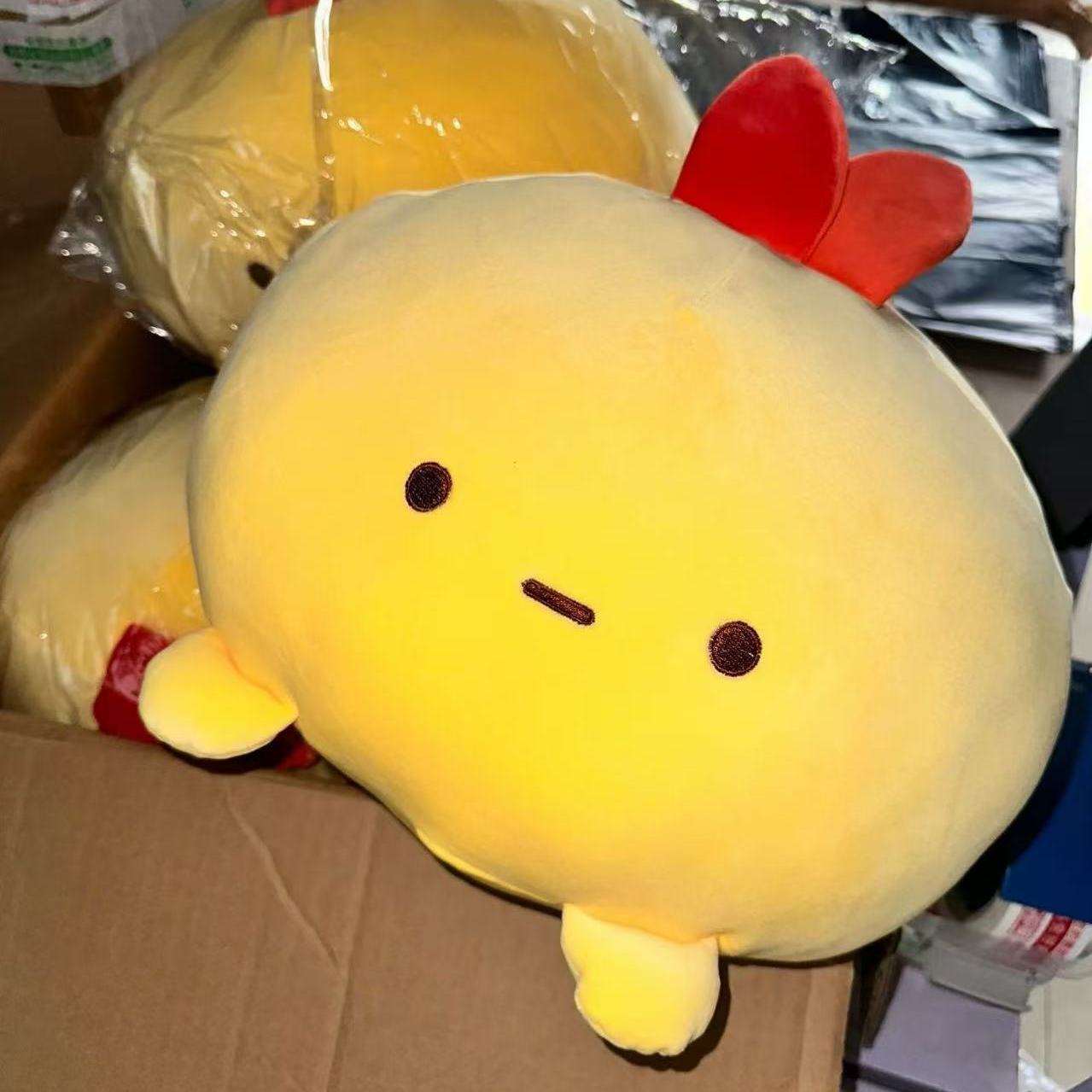 Sumikko Gurashi Fried Shrimp Tempura Round Plush Plaything Plush Cute Squishy Stuffed Doll Bedtime Sleeping Pillow For Kids Adults Present 2200₽