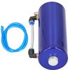 Universal Oil Catch Tank Reservoir Can Kit with Oil Pipe Bracket Clamps Screw Nut ConnectorBlue