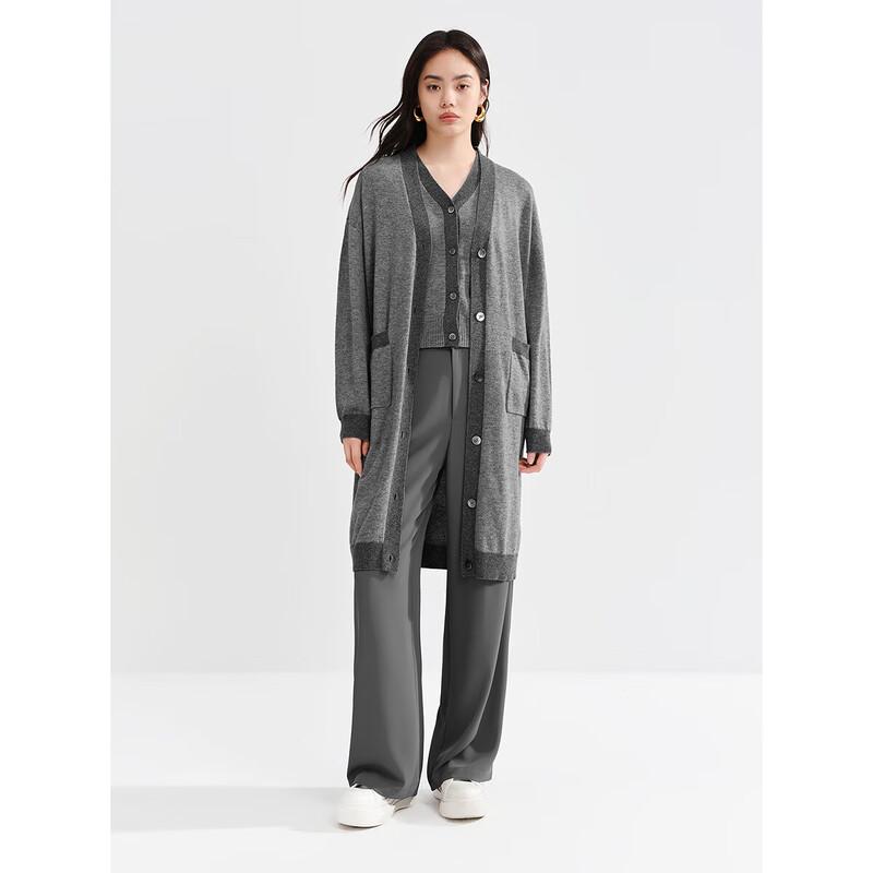 PEACEBIRD Women s Knit Cardigan & Vest Set L