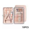 Luxurious Stainless Steel Infant Manicure & Pedicure Set Nail Clippers Cleaner Cutter Nail File Kit