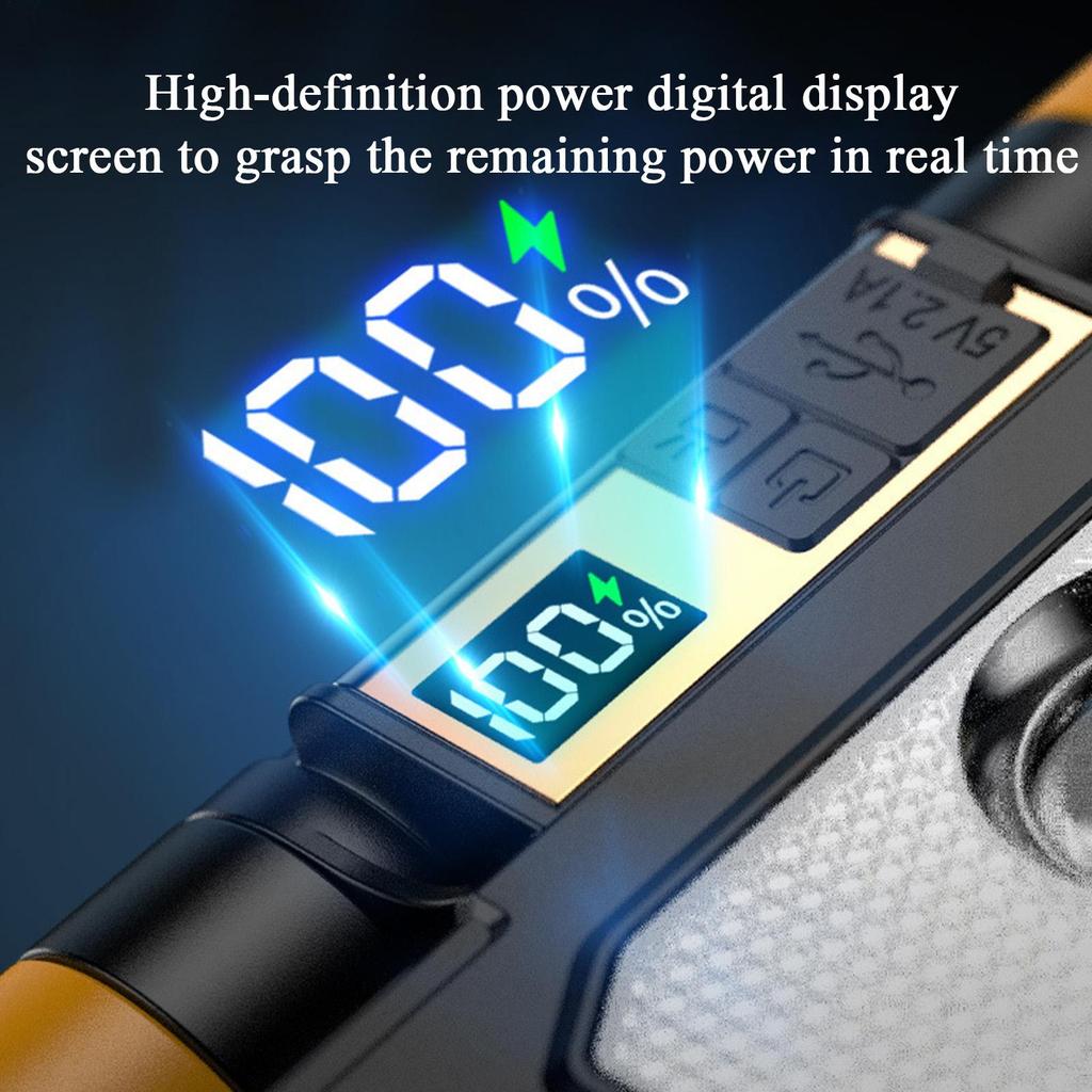 Work Light Magnetic Worklight With Digital Display Portable LED Work Light For Mechanic Car Repair Outdoor Building Camping