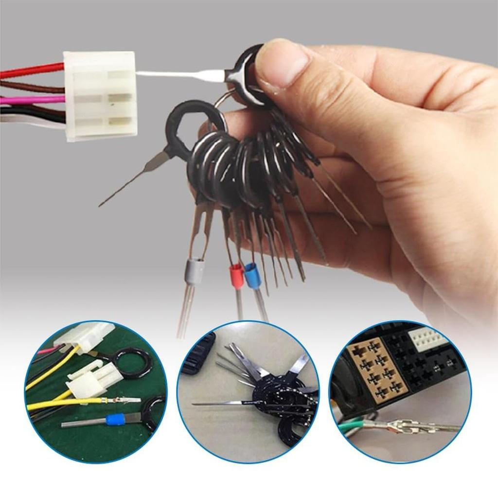 Depinning Tool, Terminal Ejector Kit, Pin Removal Tool Kit Pin Extractor Terminal Release Tool