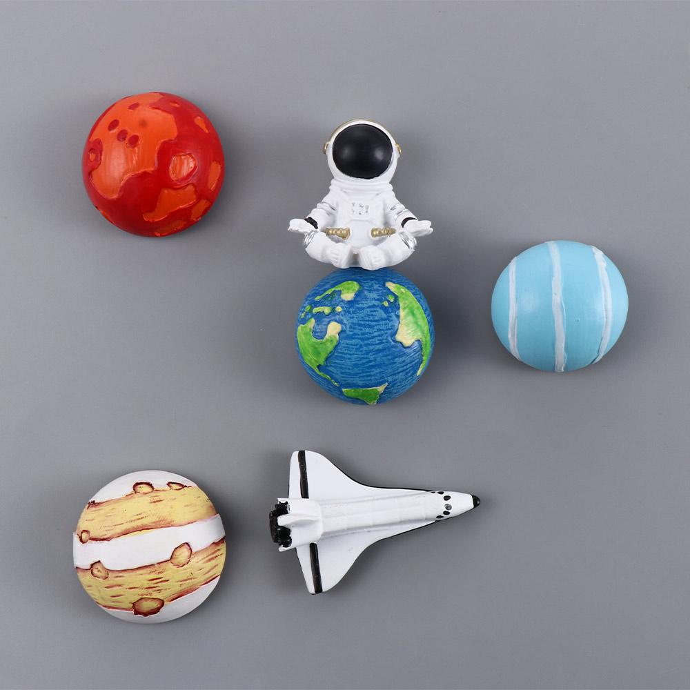 Planet Mercury Refrigerator Home Universe Magnetic Kitchen Message Sticker Note Holder Board Stickers Fridge Magnets