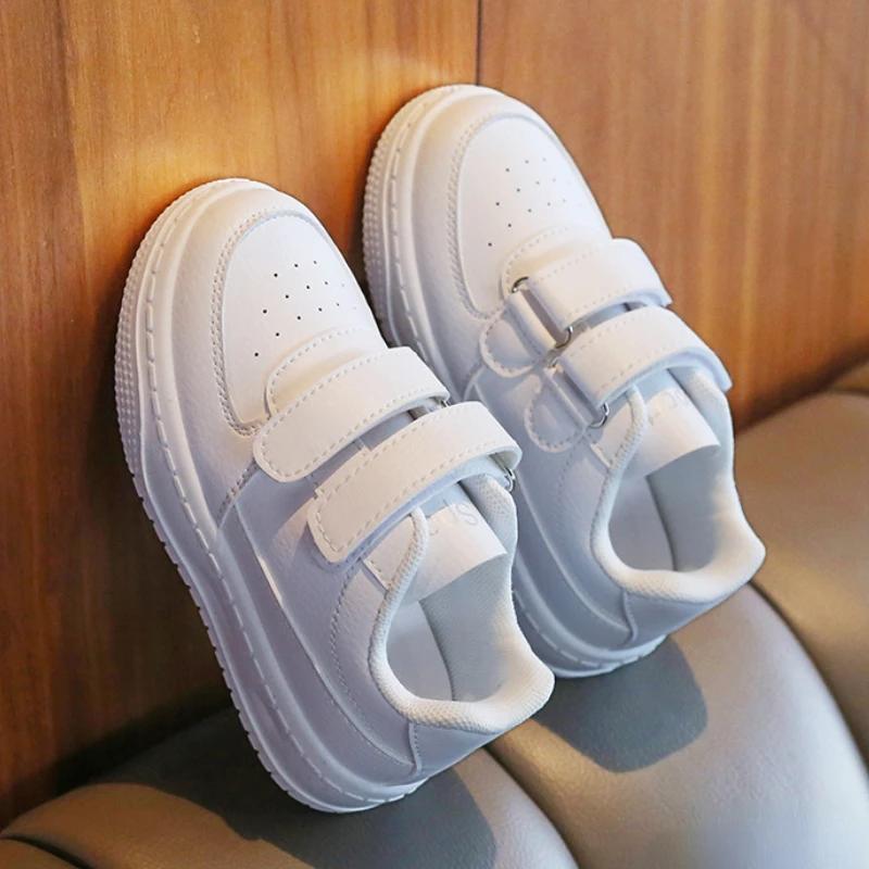 Children's Sneakers Boy Fashion Non-slip Girls White School Tennis Shoes Spring Autumn Versatile Kids Casual Shoes for Sports