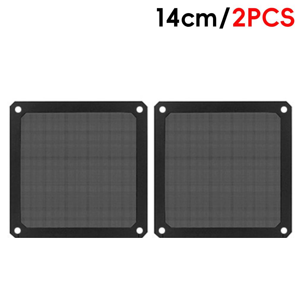 8/9/12/14cm 8-14cm Chassis Dust Filter PC Dustproof Mesh Cover Net Magnetic Frame Dust Mesh with Hole PC Cooling Fans Cover