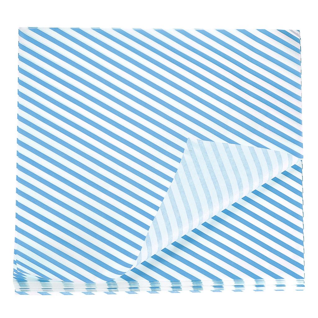 200 vnt. kvadratiniai dryžuoti vaško popieriaus lakštai 12" x 12" Tepalą sugeriantis sauso maisto vyniojamasis popierius sumuštiniams, kepimo popieriaus įklotai, vyniojimas