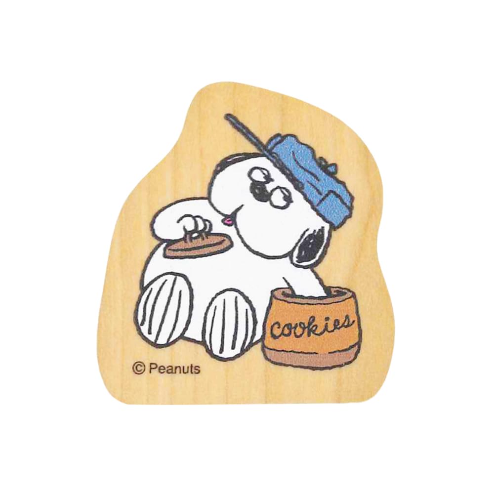 Kodomonokao Children s Face Stamp Snoopy Olaf Wood Piece 2283-012