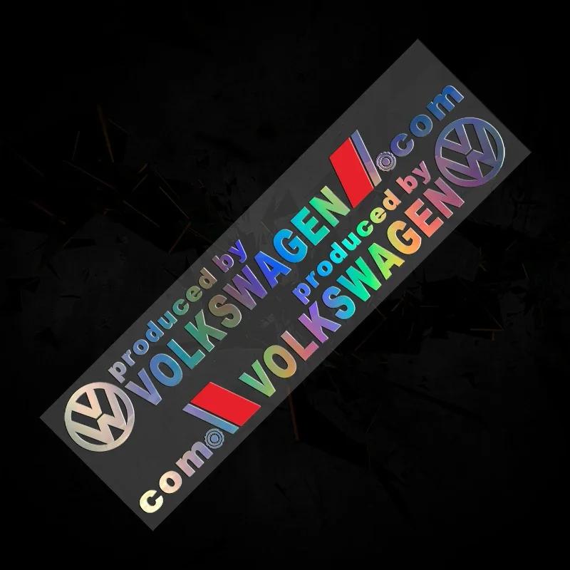 Pro VOLKSWAGEN VW Laserové Reflexní Samolepky na Přední Sklo Auta Samolepky na Karoserii pro Volkswagen Passat Tiguan Bora Jetta CC Beetle Sc
