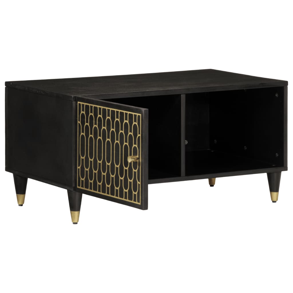  Coffee Table, 80x50x40 Cm, Solid Mango Wood