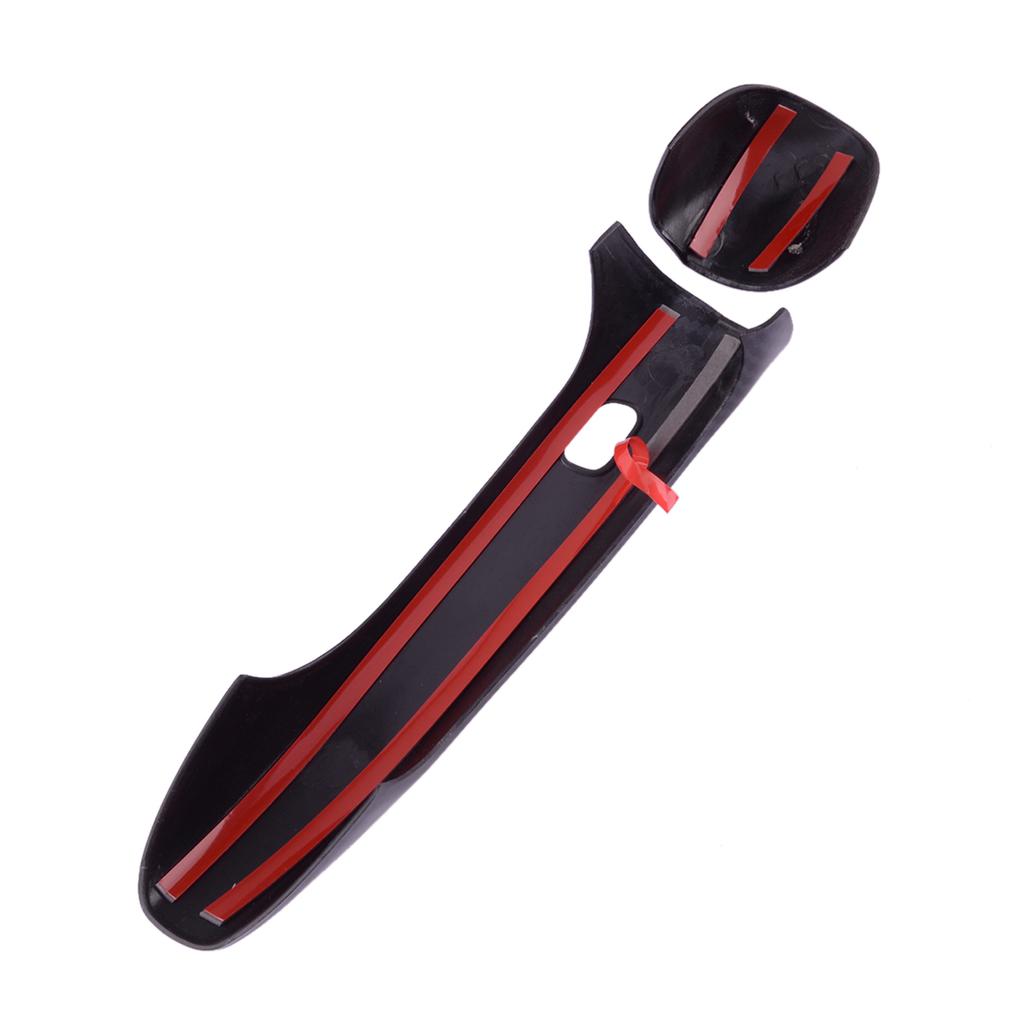 Carbon Fiber Grain Exterior Door Handle Covers with Sensor Entry Kit Fit for Mercedes Benz B C E S GLB GLC CLS GLE EQC Class