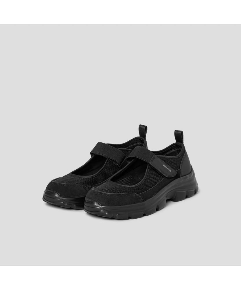 Beanpole Accessory Mesh Platform Sneakers - Black