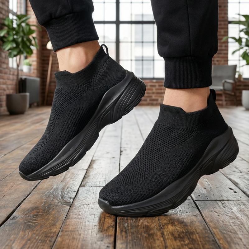 Men Shoes Sneakers Breathable Mesh Slip On Running Shoes Outdoor Non-Slip Couple Jogging Training Hiking Sports Shoes