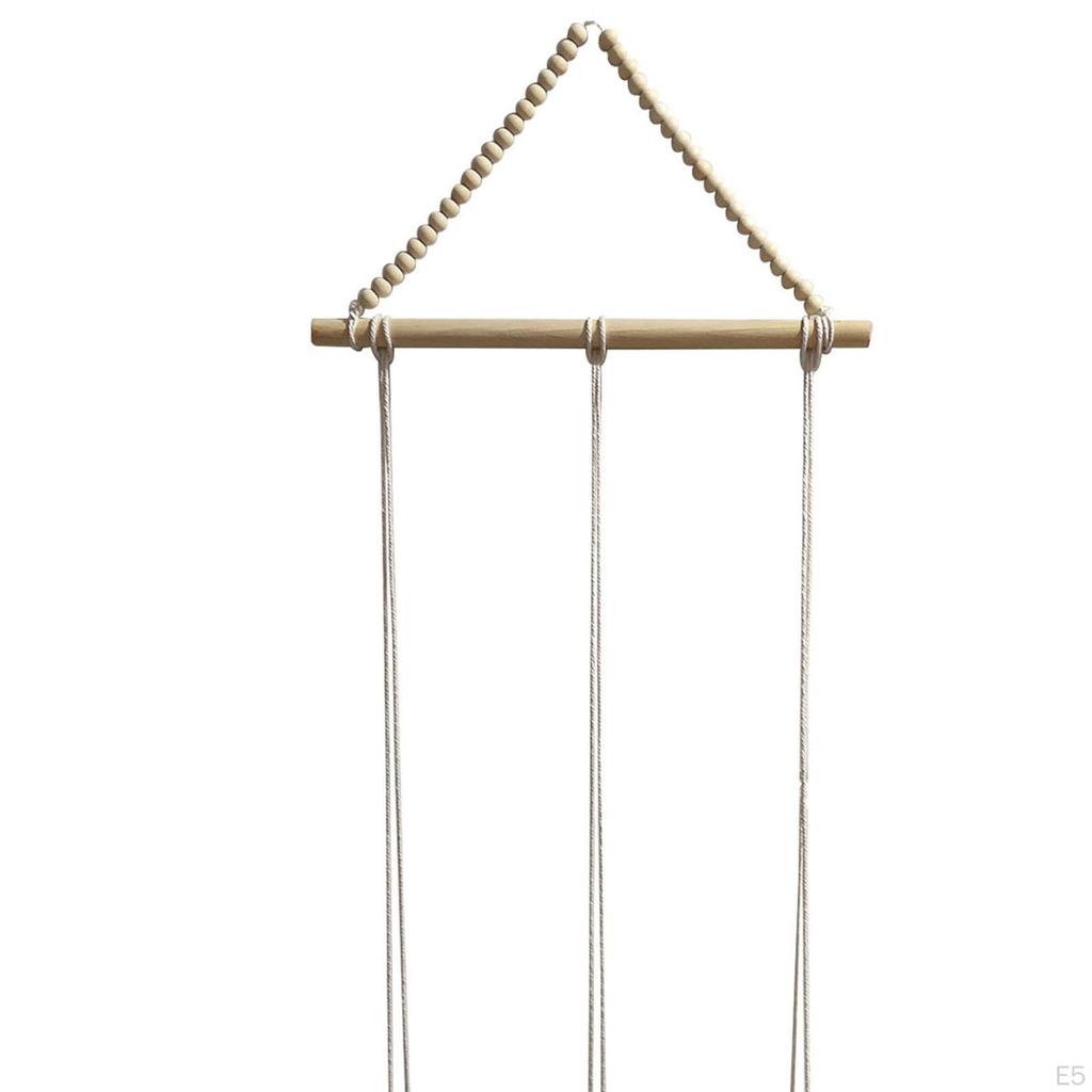 Appendiabiti da Parete Macramè Fatto a Mano Porta Cappelli Cappello a Tesa Larga Espositore Decorativo