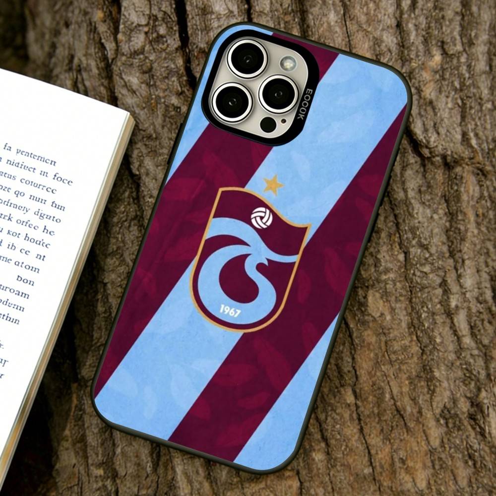 T-Trabzonspor Handyhülle Für iPhone 17,16,15,14,13,12,11 Plus,Pro Max,XS,Bunte Silber Schwarz Hülle