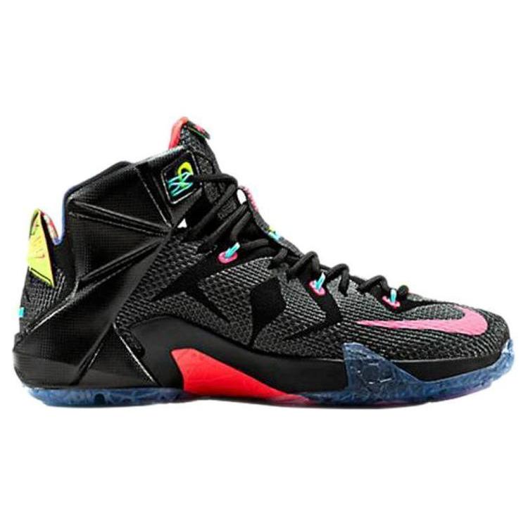 New Nike Lebron 12 Ep Data James 'Black Red' 707781-068