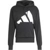 adidas Essentials Big Logo French Terry Hoodie Schwarz/Weiß Herren Streetwear IN6164