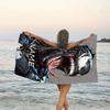 1pc Venom4 Beach Towel with Custom Name, Beach/Swimming/Bath/Picnic/Camping Towel, Suitable for Seaside Beaches