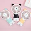 Portable USB Rechargeable Mini Handheld Fan with LED Colorful Light