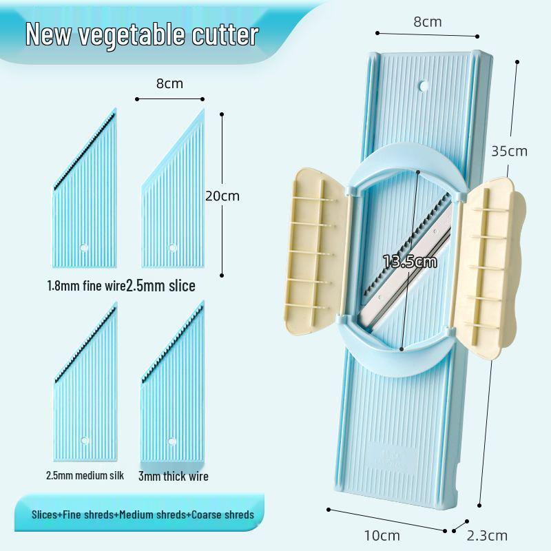 Commercial Handheld Potato Grater & Slicer with Hand Guard for Restaurants and Canteens