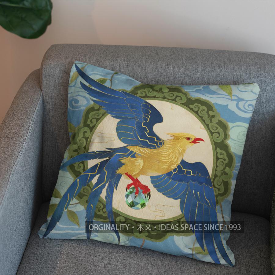 2D Colorful Fox Pattern Pillow For Cozy Decor Pattern Cushion Cover Suitable For Sofa Bedroom Car Pillow Cover