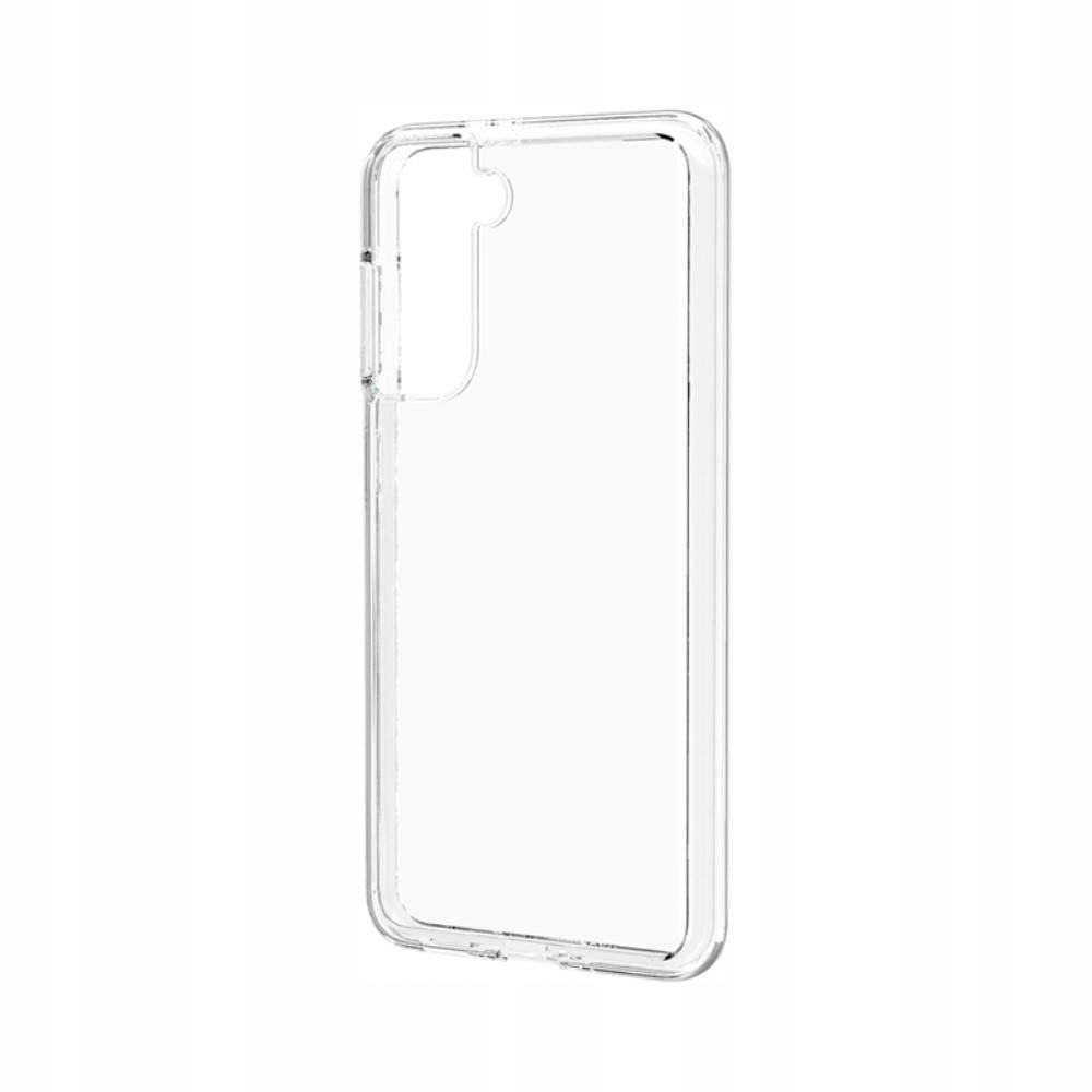 Case for SAMSUNG GALAXY S21, CLEAR BACK, ULTRA SLIM + GLASS