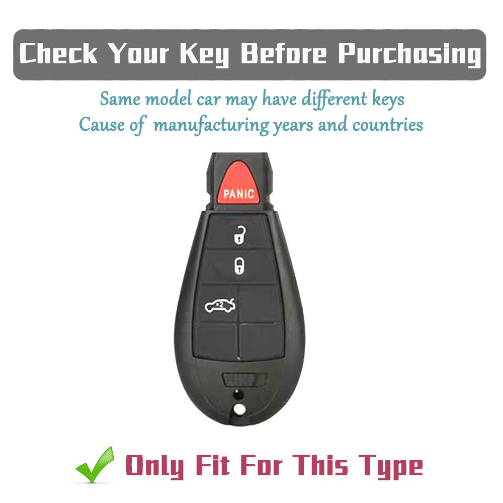 Silvery Soft TPU Car Key Case for Jeep Grand Cherokee for Dodge Ram Durango Magnum Chrysler Anti-scratch Key Bag Car Accessories
