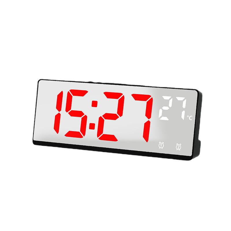 Multifunctional Electronic Clock with Large Screen and Multiple Alarms for Students (Model 6631)